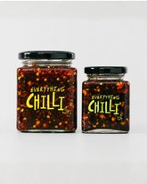 Everything Chilli Sr and Jr jars together studio shot