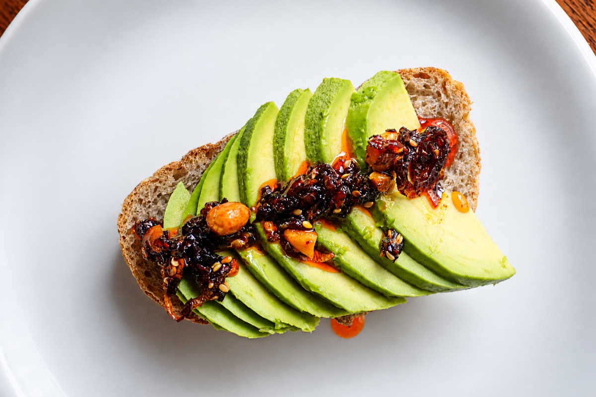 Everything Chilli on avocado toast