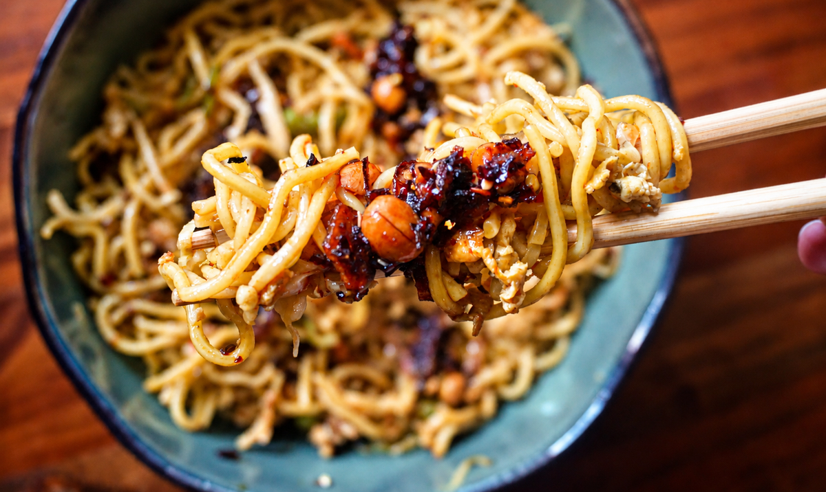 Everything Chilli on noodles